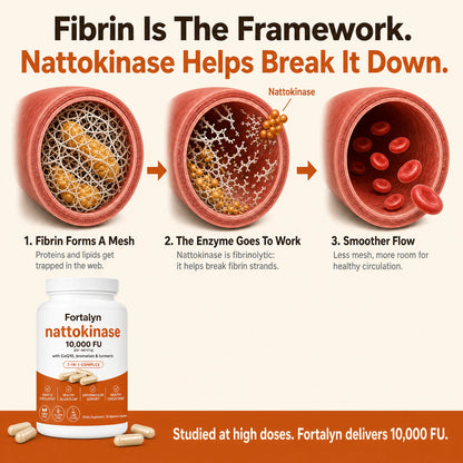 Max Potency Nattokinase 10,000 FU — Circulation Support