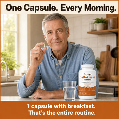 Max Potency Nattokinase 10,000 FU — Circulation Support