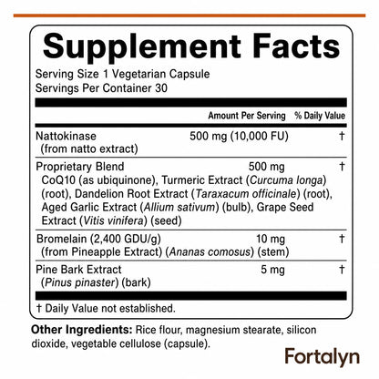 Max Potency Nattokinase 10,000 FU — Circulation Support